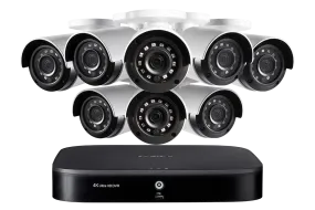 4K Ultra HD 8-Channel Security System with Eight 4K (8MP) Cameras, Advanced Motion Detection and Smart Home Voice Control