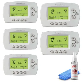 5-Pack Honeywell Wireless FocusPRO Programmable Thermostat (YTH6320R1001)