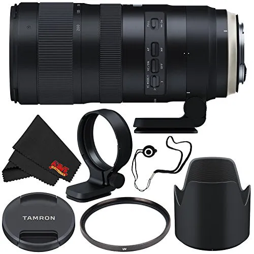 6Ave Tamron SP 70-200mm f/2.8 Di VC USD G2 Lens for Canon EF (International Model)   77mm UV Filter   Lens Cap Keeper  