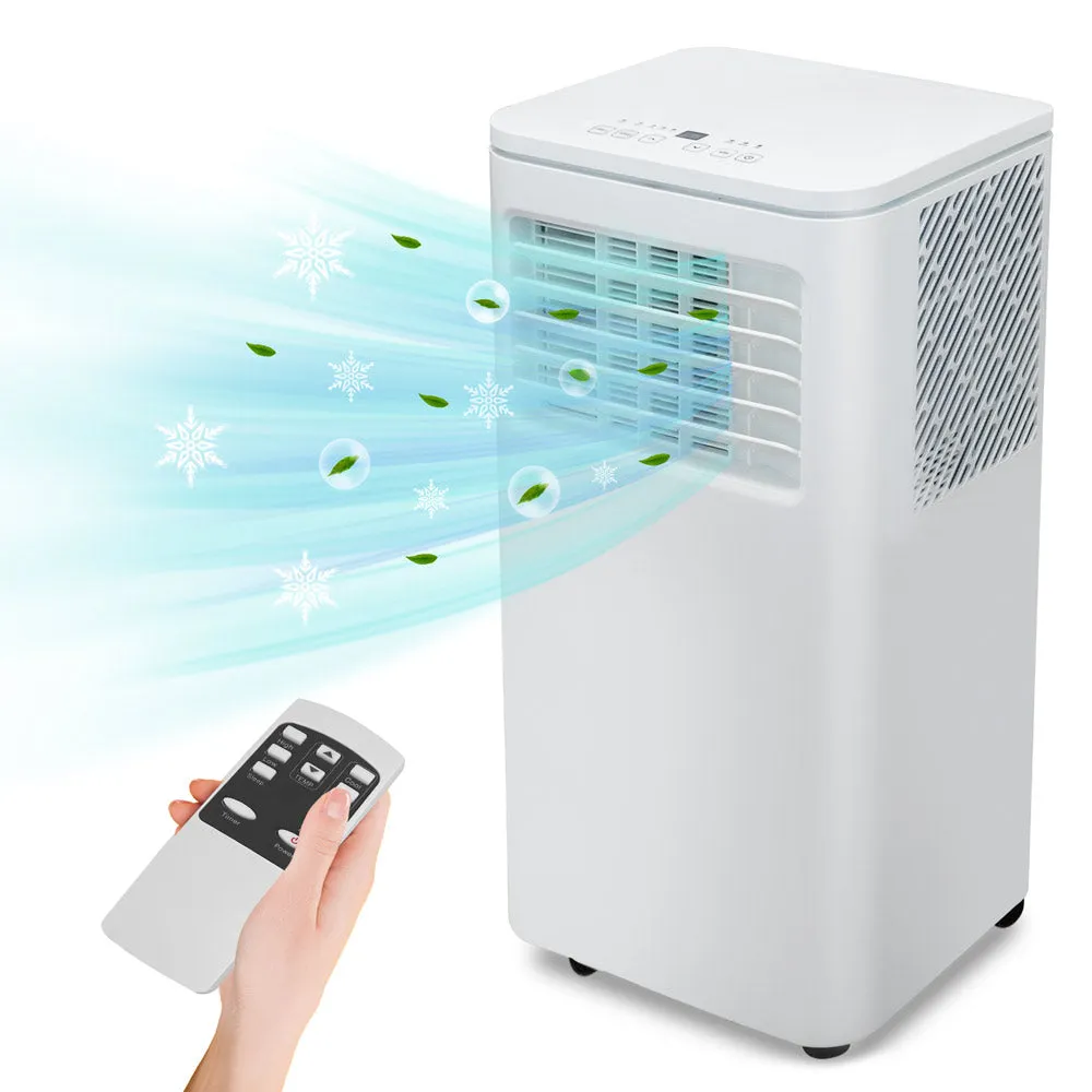 8000 BTU Portable Air Conditioner with Remote, 24H Timer, Dehumidifier, Window Mount Kit Included