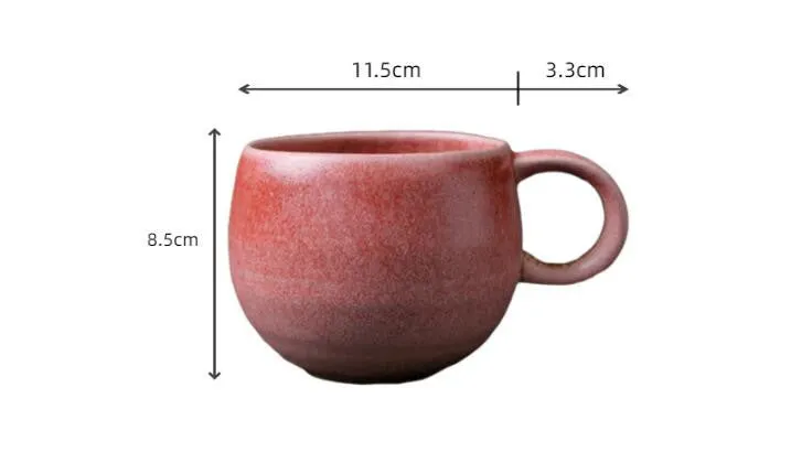 Antique Large Capacity Solid Ceramic Mug