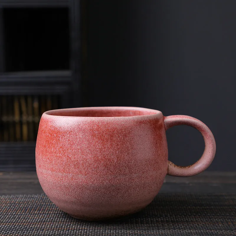 Antique Large Capacity Solid Ceramic Mug