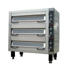 BakeMax Electric Artisan Stone Deck Ovens 2 Pan Wide, 1 to 4 decks