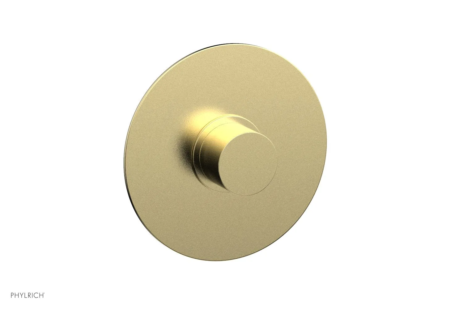 BASIC II Pressure Balance Round Shower Plate & Handle Trim, Smooth Handle 4-181