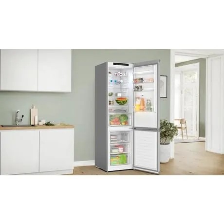 Bosch KGN392LAF Series 4  60cm No Frost Fridge Freezer Stainless Steel