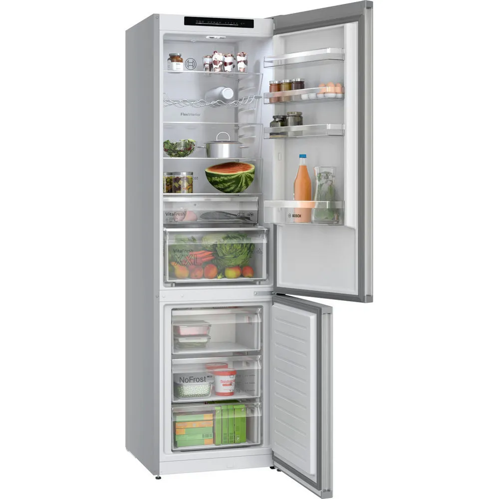 Bosch KGN392LAFG Series 4 Freestanding Fridge Freezer 60cm No Frost Stainless Steel