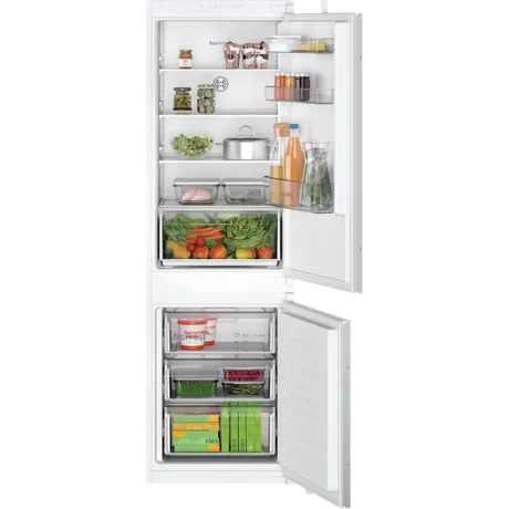 Bosch KIN86NSE0G Series 2 Built-In Frost Free Fridge Freezer White