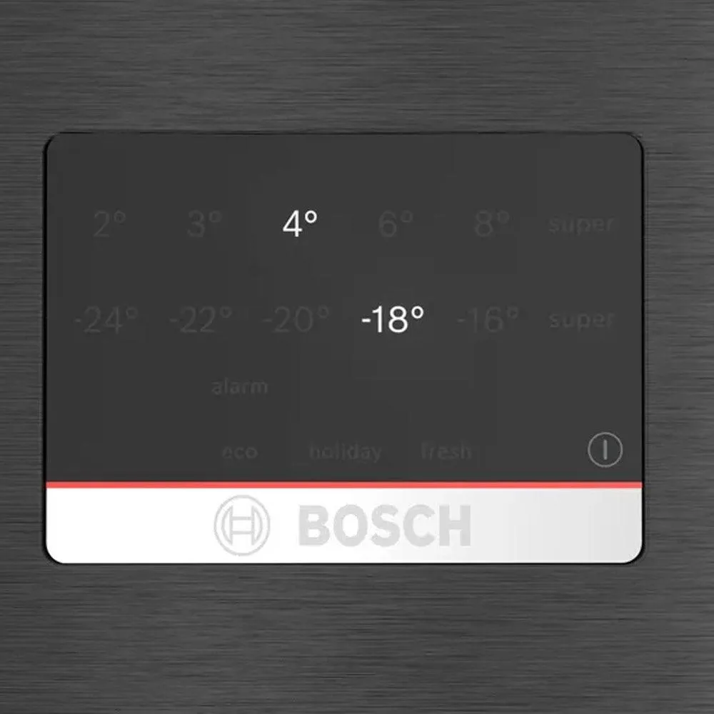 Bosch Refrigerator Series 4 KGN56CX30U No Frost 505L 2 Doors - Black