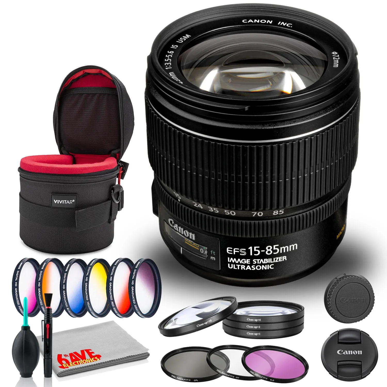 Canon EF-S 15-85mm f/3.5-5.6 IS USM Lens