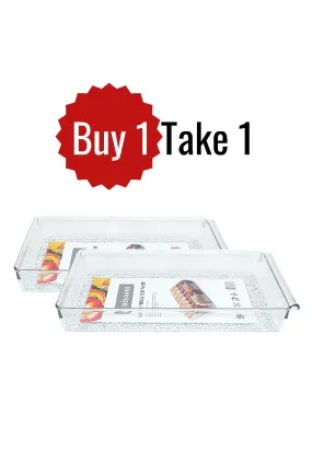 Cuisson Buy 1 Take 1 Rectangle PET Low Ref Organizer Medium 36.88 x 20.3 x 5.1cm