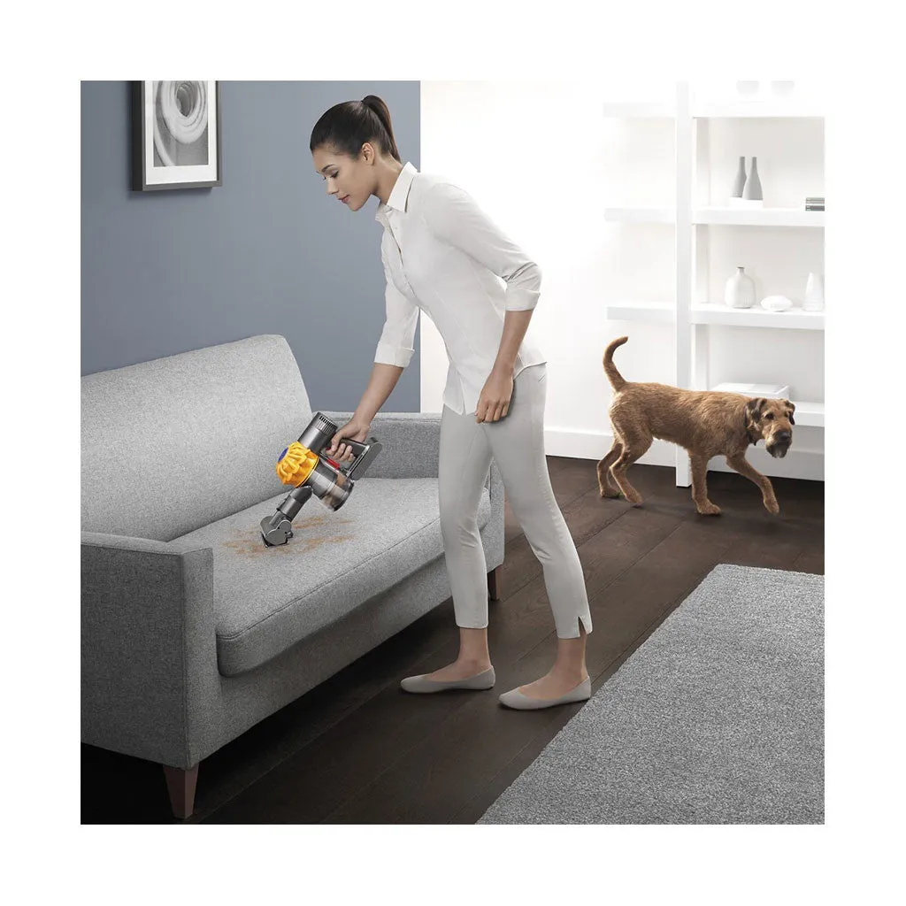 Dyson - V6 Top Dog Bagless Cordless Hand Vac - Yellow, Iron