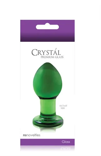 Eco-Friendly Crystal Glass Anal Plug - Heat and Cool for Extra Fun!