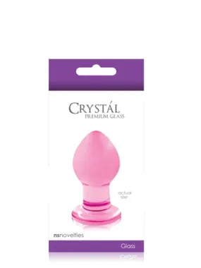 Eco-Friendly Crystal Glass Anal Plug - Heat and Cool for Extra Fun!