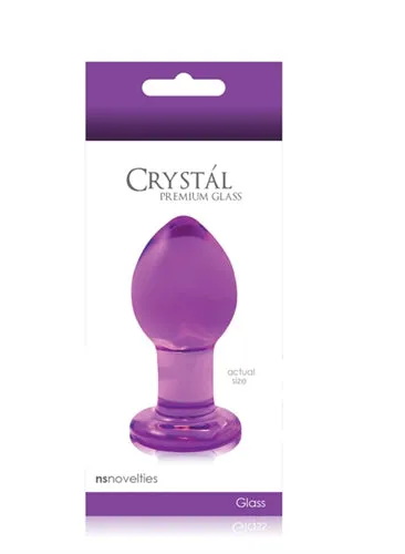 Eco-Friendly Crystal Glass Anal Plug - Heat and Cool for Extra Fun!