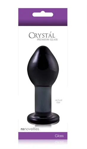 Eco-Friendly Crystal Glass Anal Plug - Heat and Cool for Extra Fun!