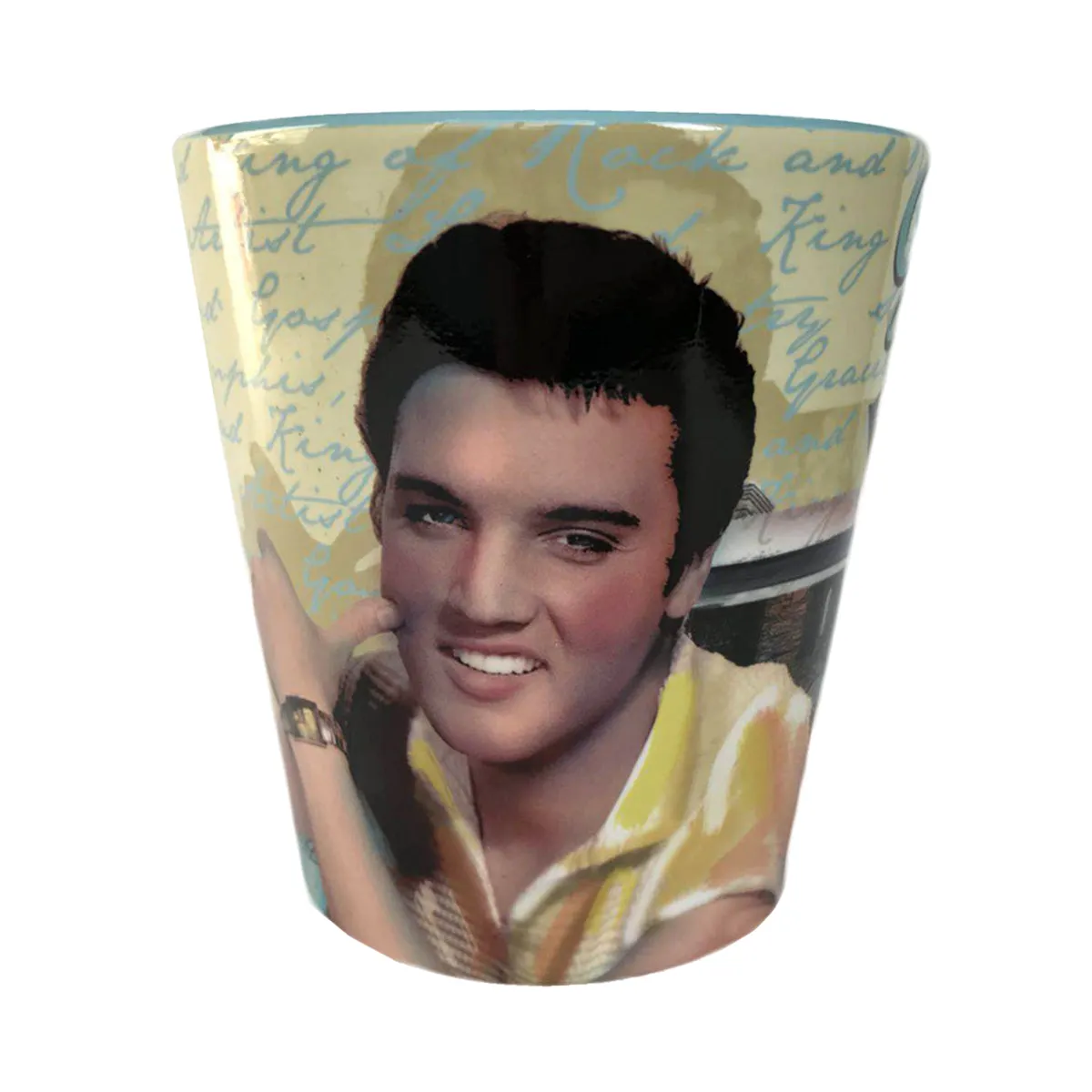 Elvis Graceland Guitar Watercolor Coffee Mug