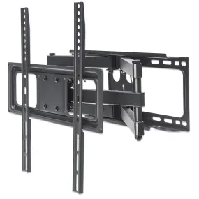 Full-Motion TV Wall Mount with Post-Leveling Adjustment