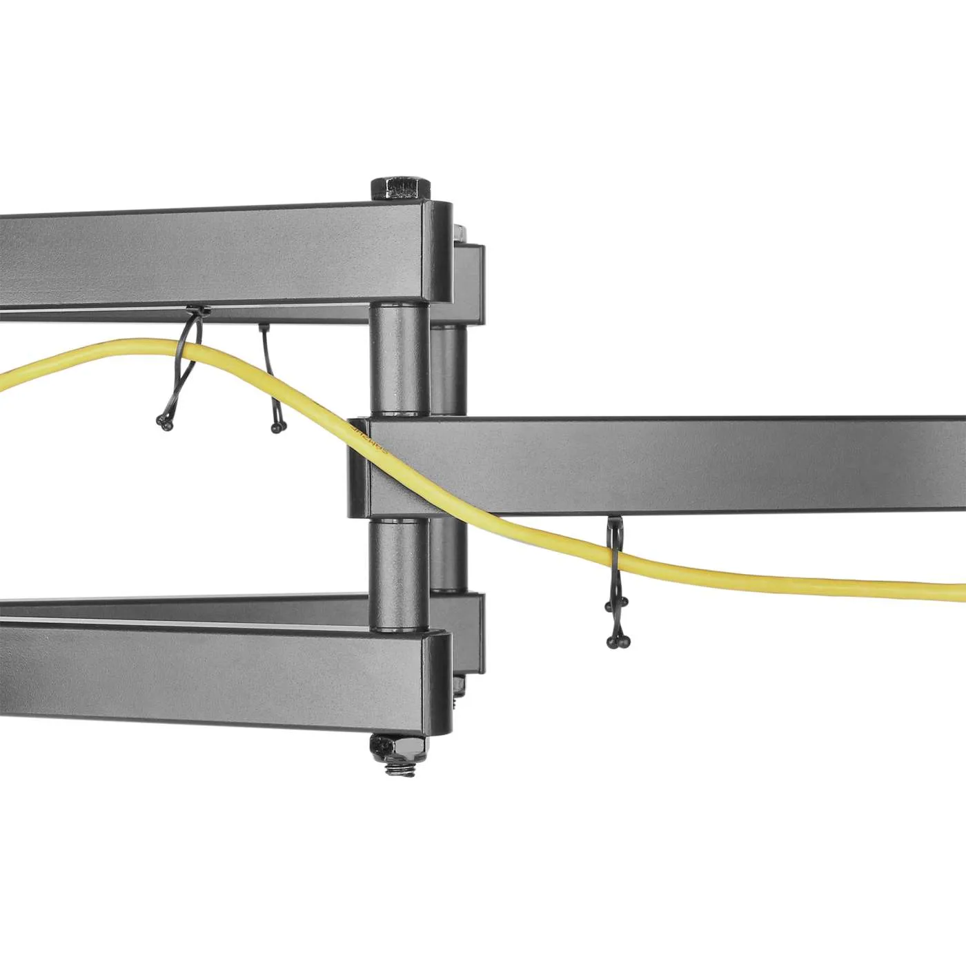 Full-Motion TV Wall Mount with Post-Leveling Adjustment