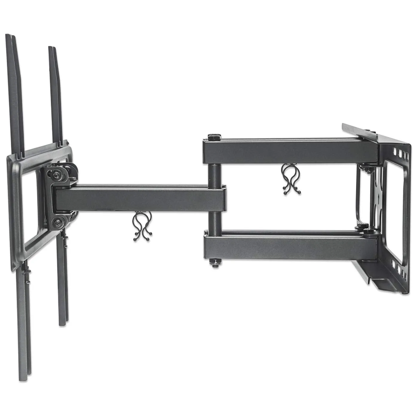 Full-Motion TV Wall Mount with Post-Leveling Adjustment