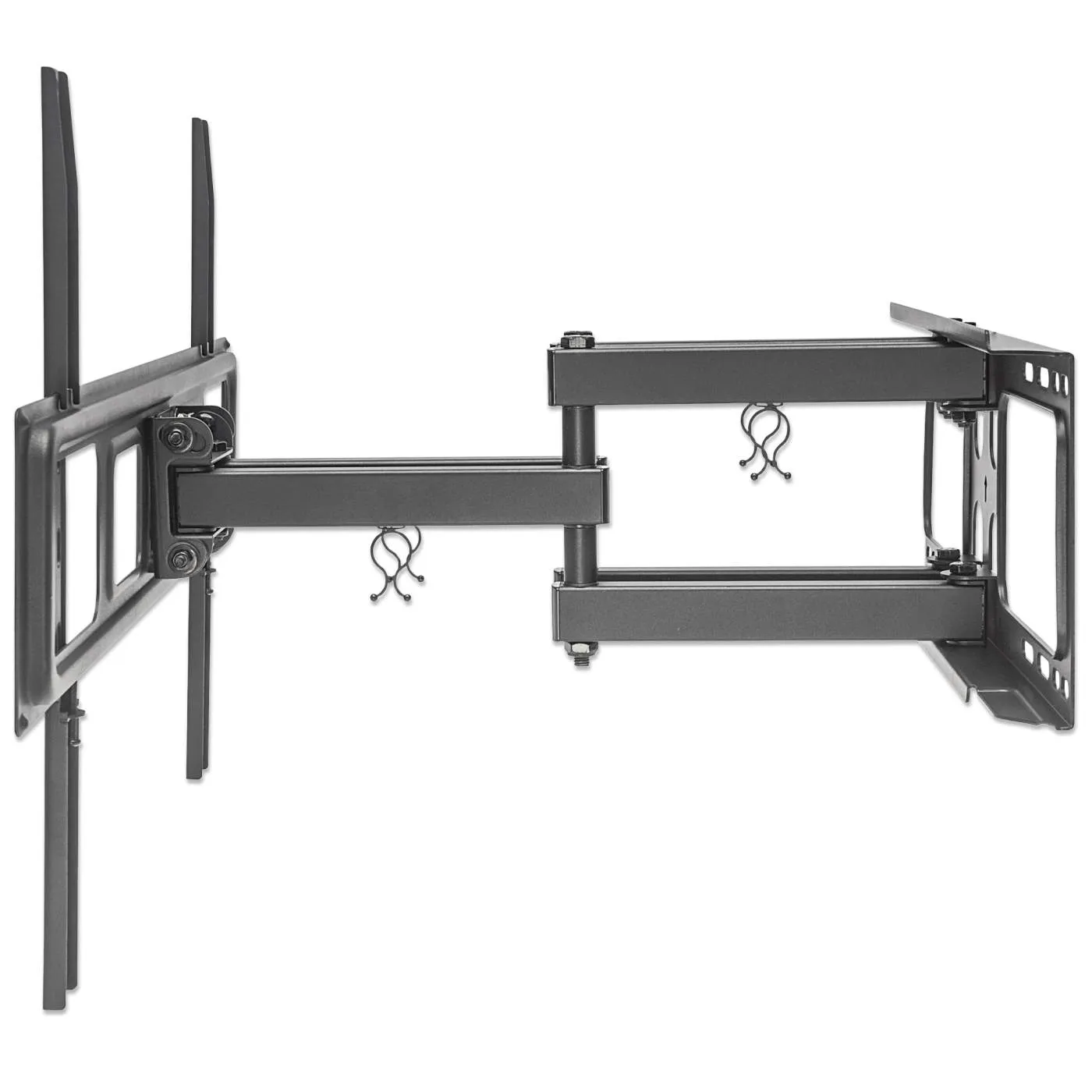 Full-Motion TV Wall Mount with Post-Leveling Adjustment