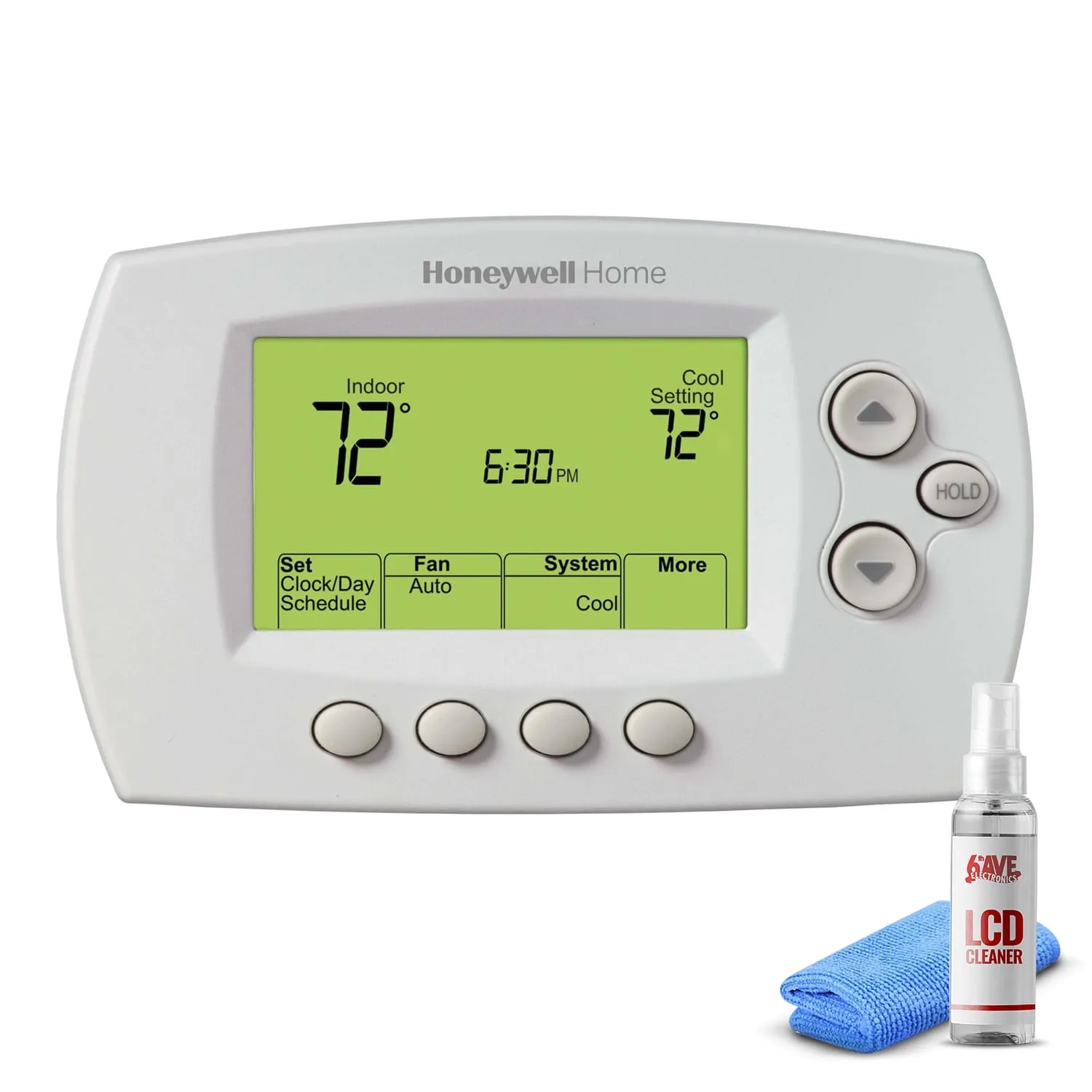 Honeywell Wireless FocusPRO Programmable Thermostat (YTH6320R1001)   LCD Cleaner