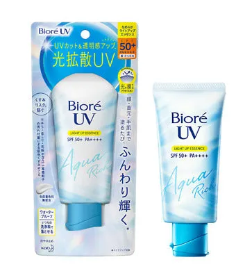 KAO Bioré UV New Aqua Rich Light Up Essence SPF 50 /PA     70g 日本碧柔新版水凝系列光感防晒霜 70g