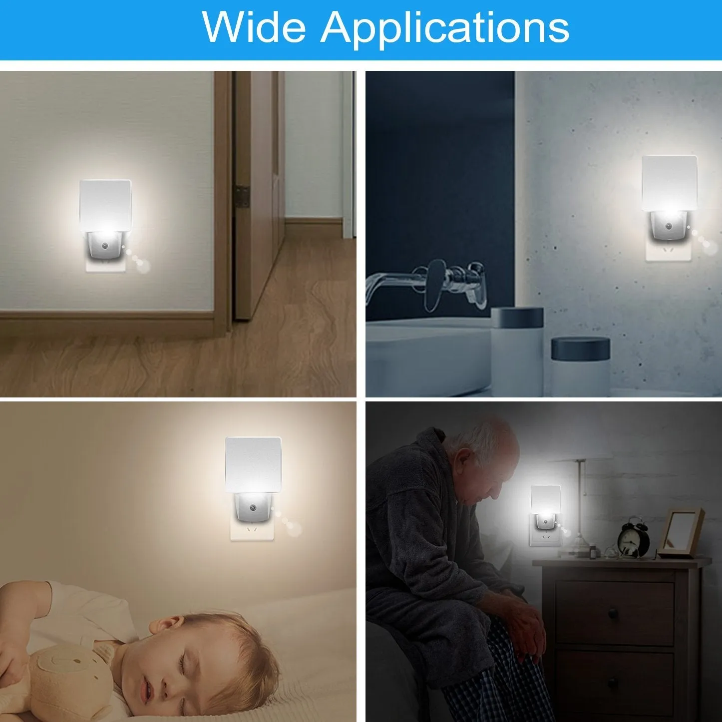 LED Night Light Dusk to Dawn Sensor