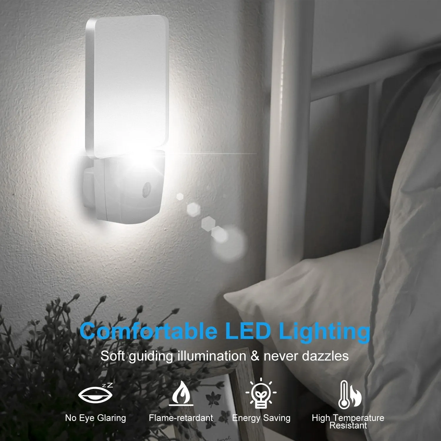 LED Night Light Dusk to Dawn Sensor