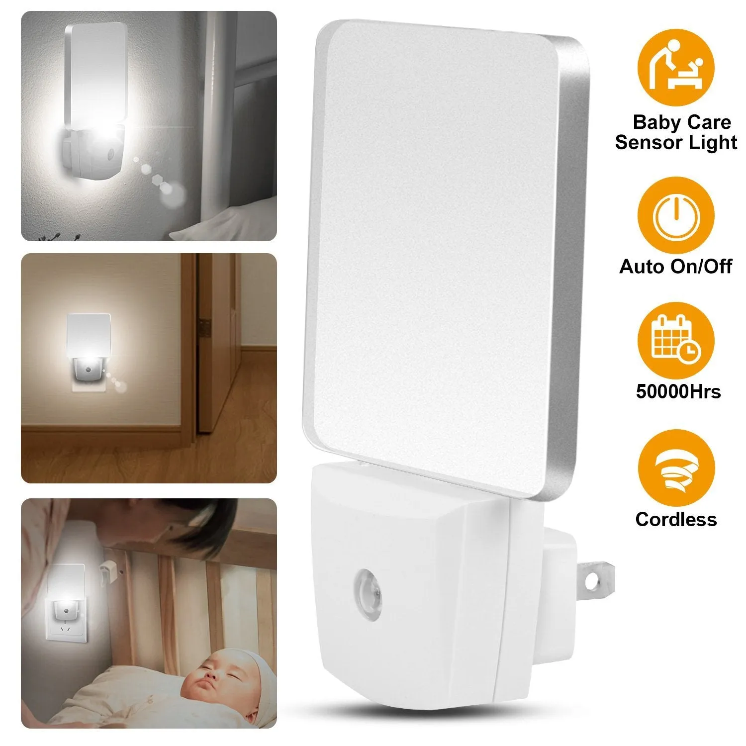 LED Night Light Dusk to Dawn Sensor