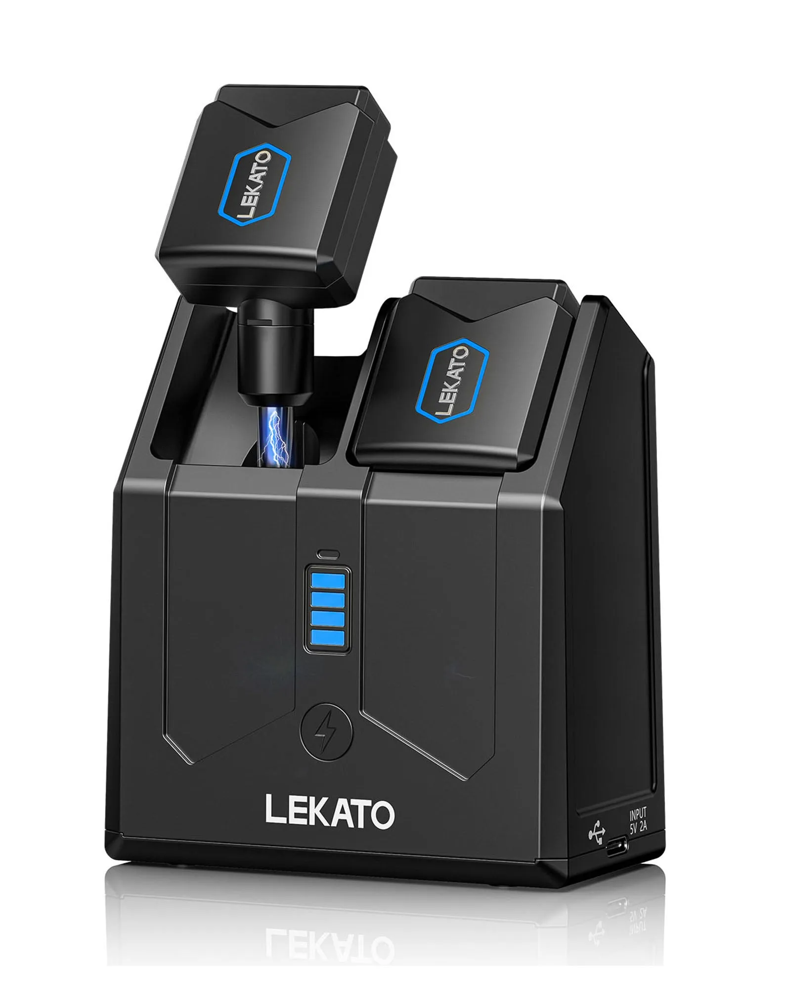 LEKATO JW-06 5.8GHz Wireless Guitar System with Charging Box