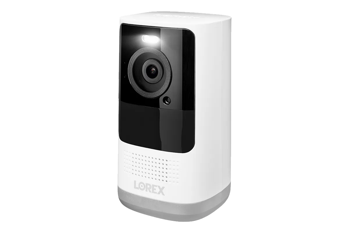 Lorex Smart Home Security Center with 2K Battery Operated Cameras and Range Extender