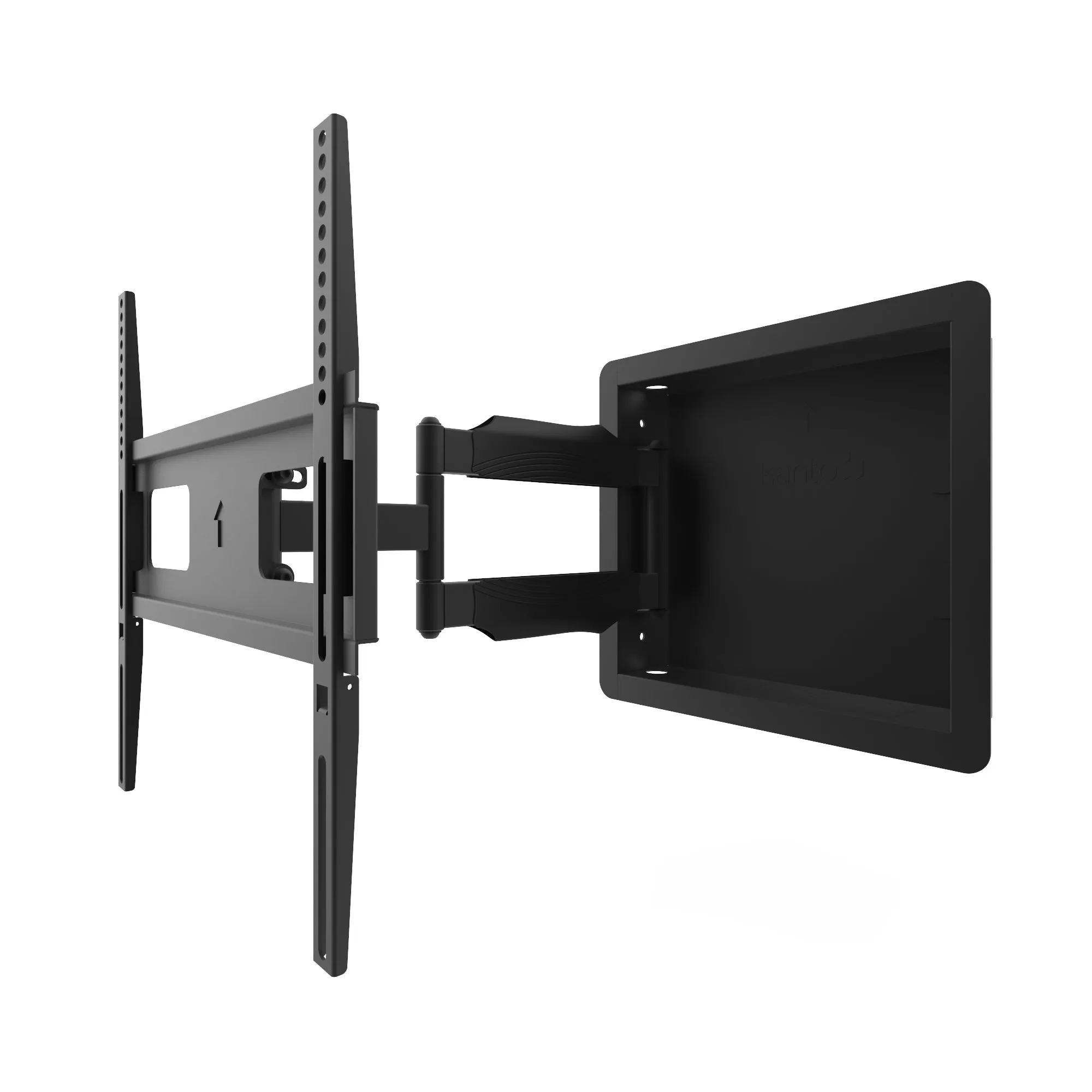 Low Profile Recessed In-Wall Full Motion TV Wall Mount for 32" to 55" TVs - R300