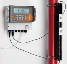 Micronics Ultraflo U4000 Ultrasonic Flow Meter - Permanent Mount with Data Logging