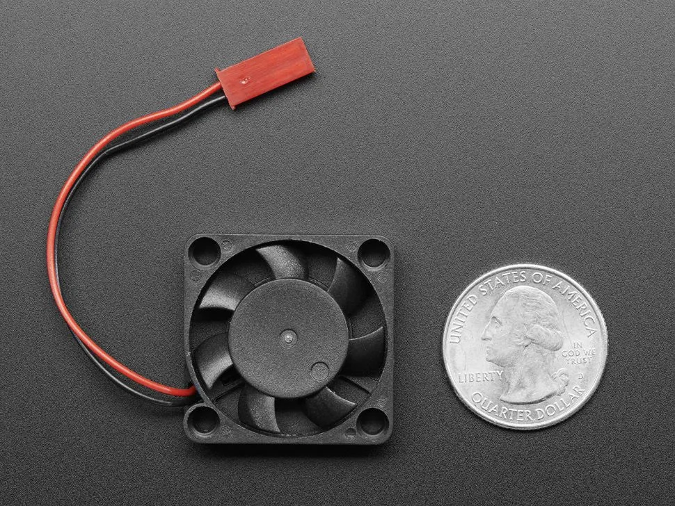 Miniature 5V Cooling Fan for Raspberry Pi (and Other Computers)