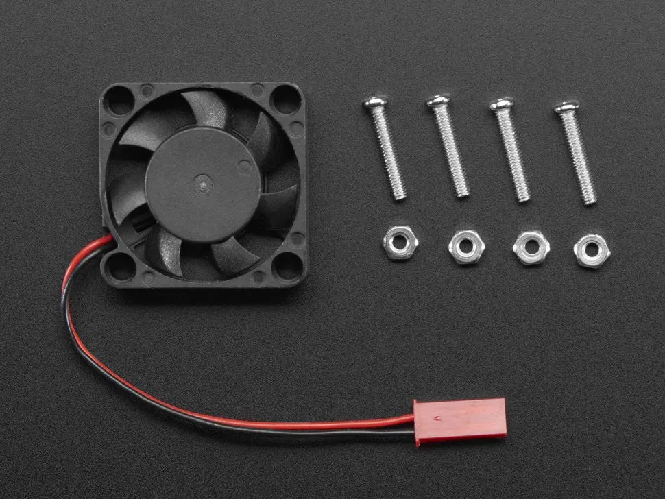 Miniature 5V Cooling Fan for Raspberry Pi (and Other Computers)