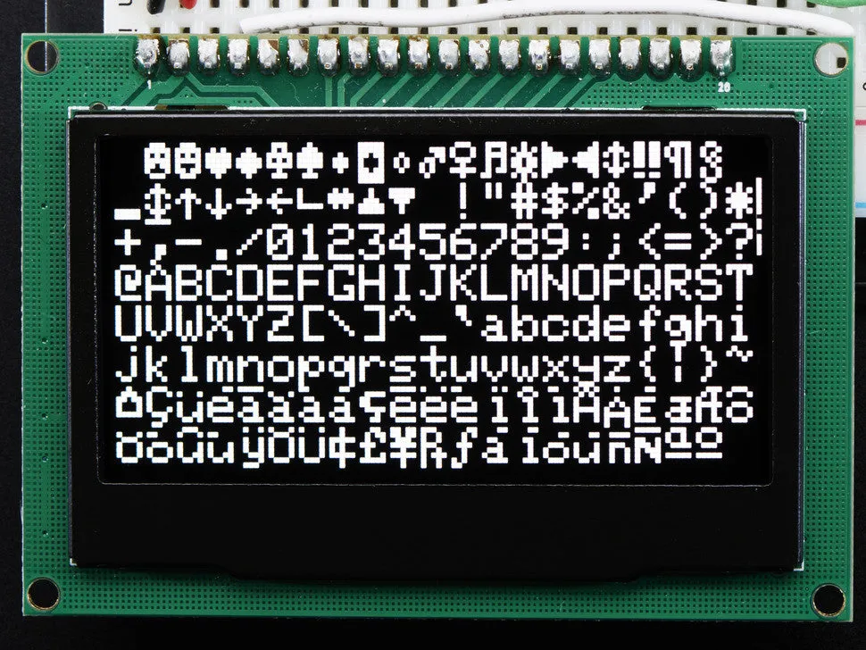 Monochrome 2.42" 128x64 OLED Graphic Display Module Kit