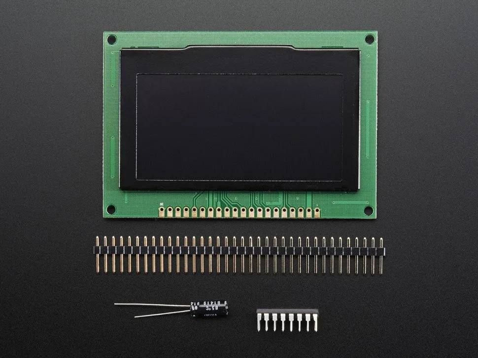 Monochrome 2.7" 128x64 OLED Graphic Display Module Kit