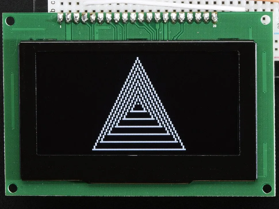 Monochrome 2.7" 128x64 OLED Graphic Display Module Kit