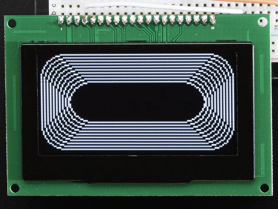 Monochrome 2.7" 128x64 OLED Graphic Display Module Kit