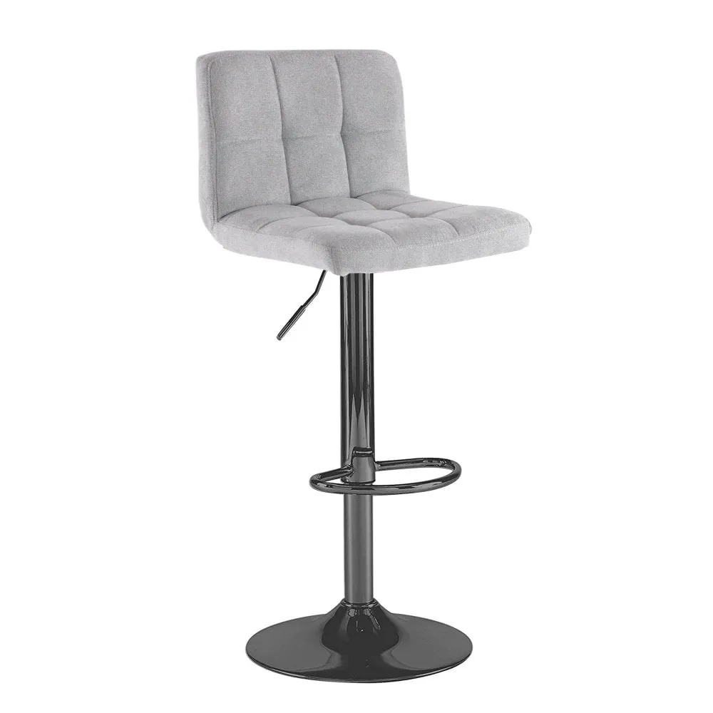 Neo Grey Fabric Bar Stool