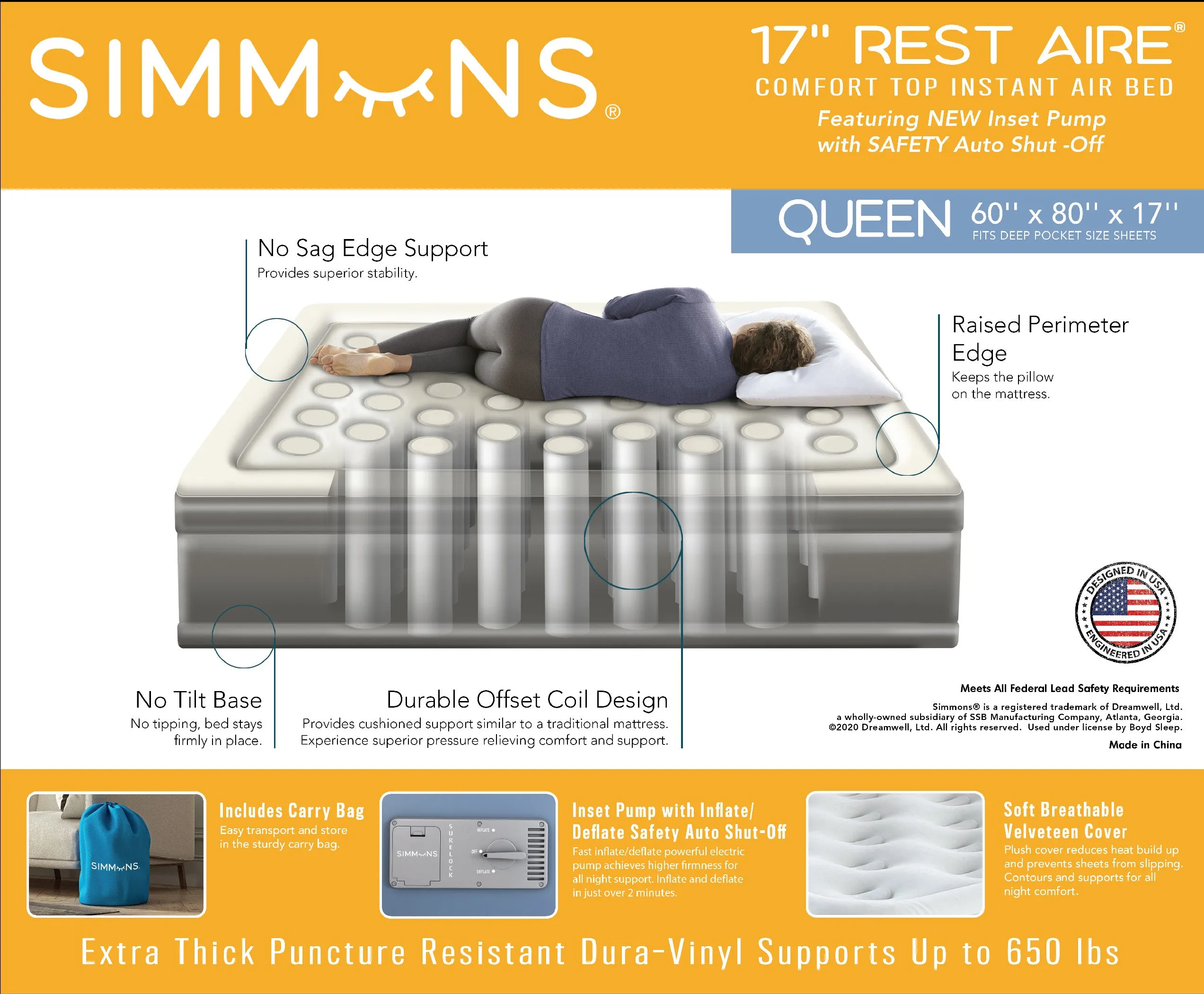 Simmons® Rest Aire® Air Mattress