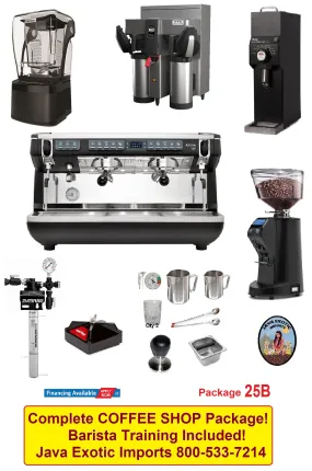 Simonelli Appia Life XT Coffee Shop PACKAGE plus BARISTA TRAINING!