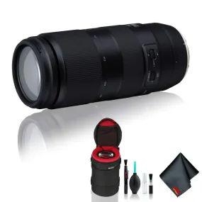 Tamron 100-400mm f/4.5-6.3 Di VC USD Lens for Canon EF - Deluxe Bundle