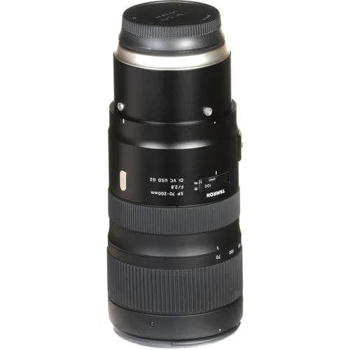 Tamron SP 70-200mm f/2.8 Di VC USD G2 Lens for Canon EF Includes Cleaning Kit, Memory Kit, Tripod, and Filter Bundle