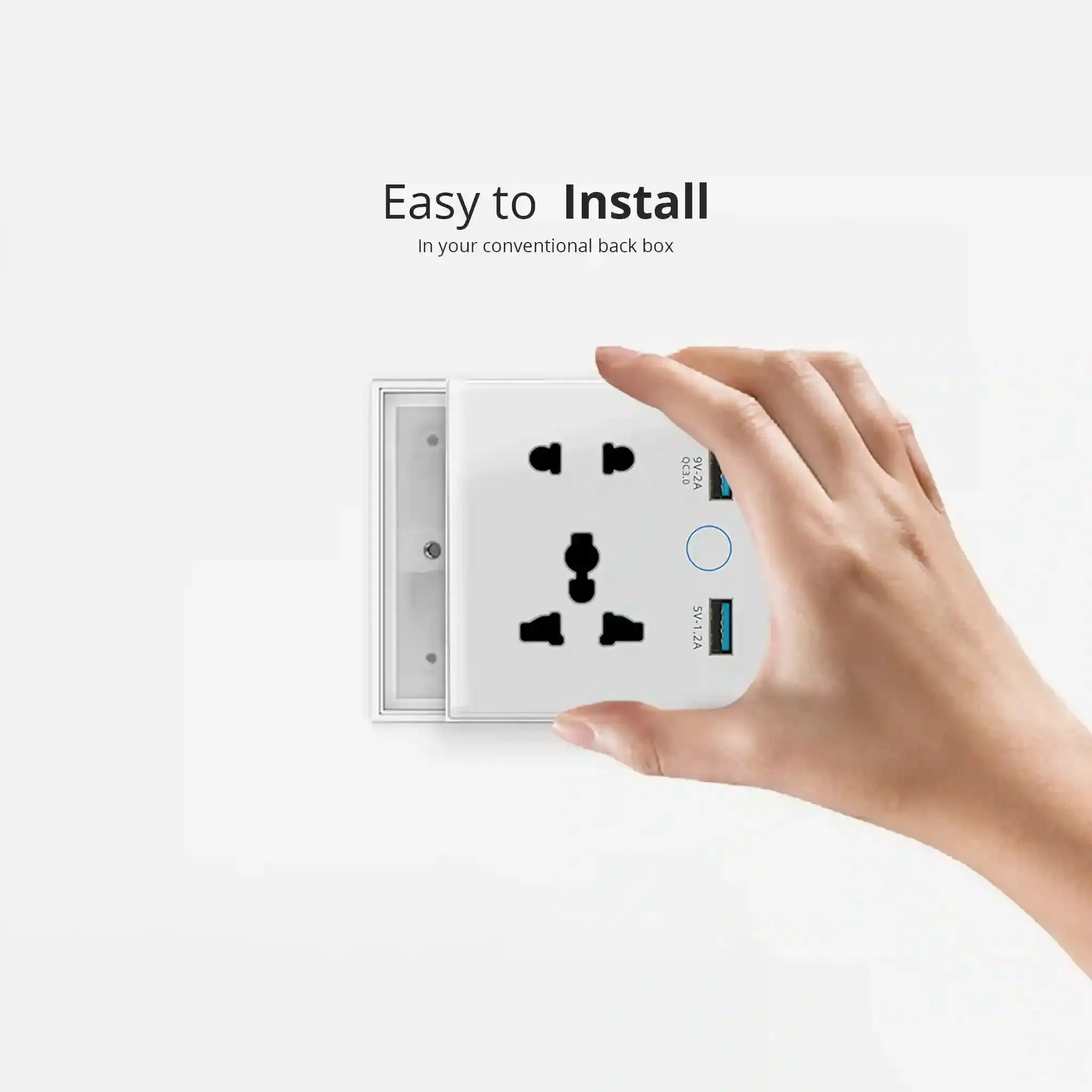 Universal Smart Socket with dual USB