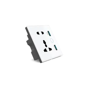 Universal Smart Socket with dual USB