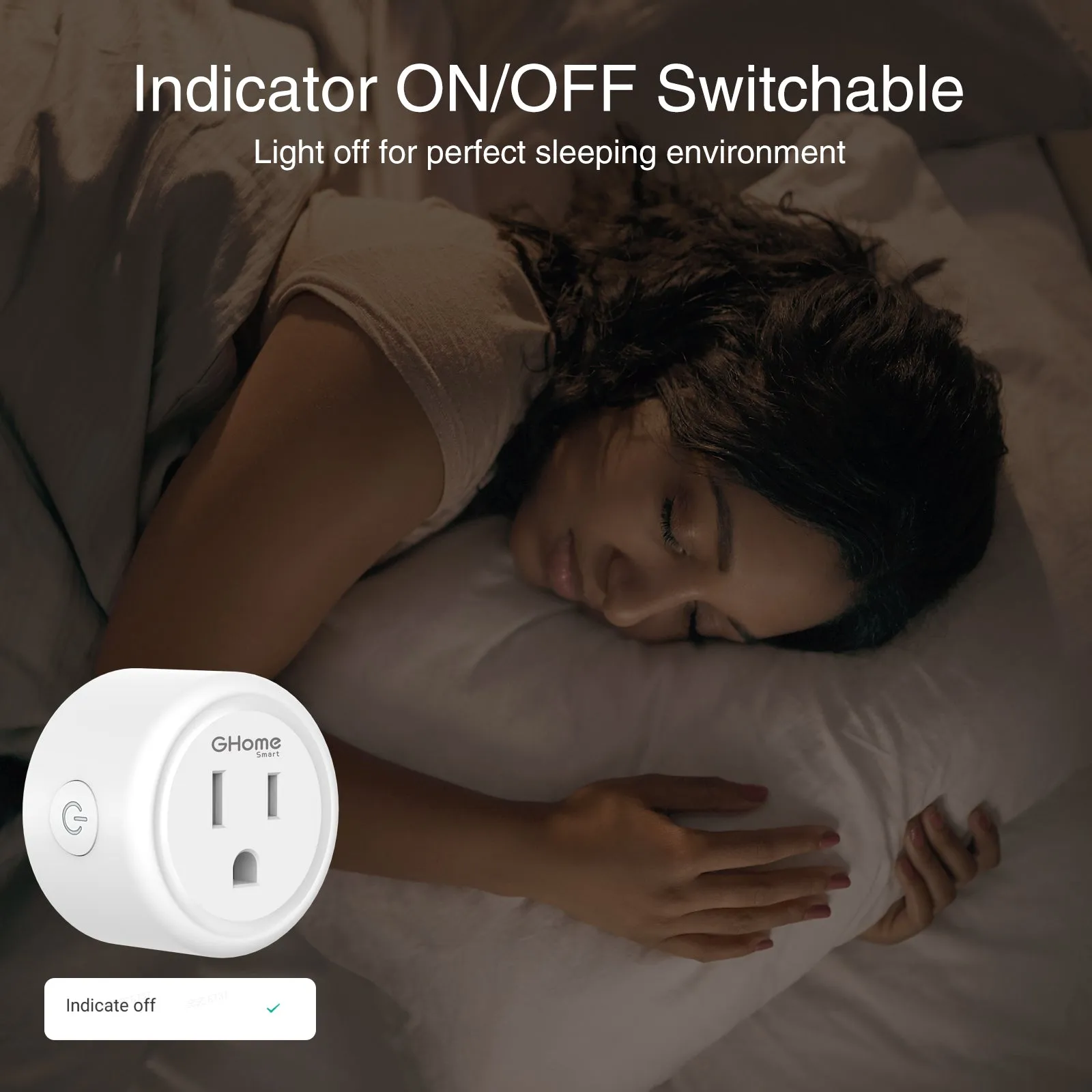 Wi-Fi Smart Plug Mini10A GHomeSmart® WP3