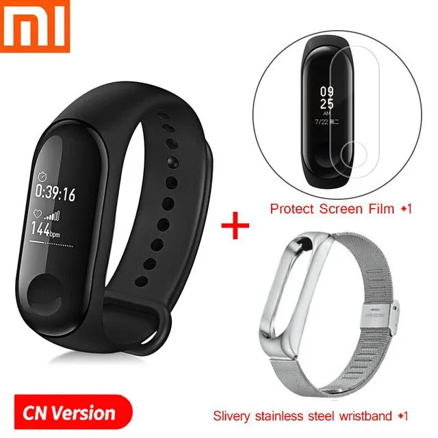 Xiaomi Mi Band 3 Fitness Tracker Waterproof Sport Smart Band Bracelet Heart Rate Smart Wristband OLED Smartband For Android IOS