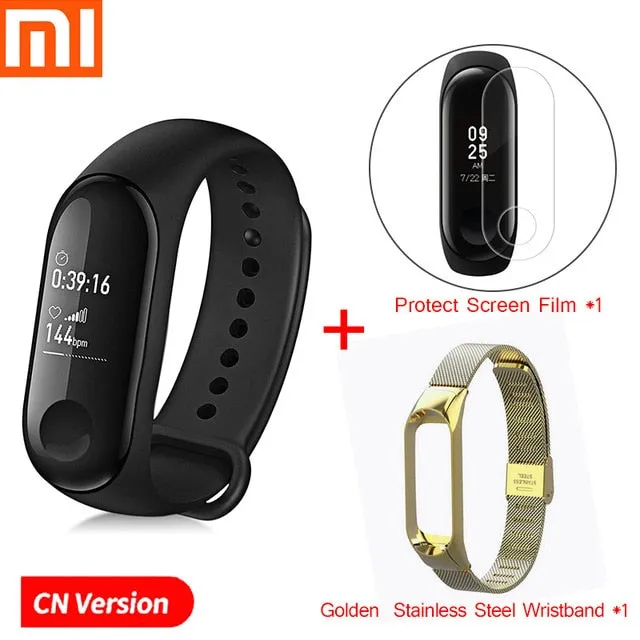 Xiaomi Mi Band 3 Fitness Tracker Waterproof Sport Smart Band Bracelet Heart Rate Smart Wristband OLED Smartband For Android IOS