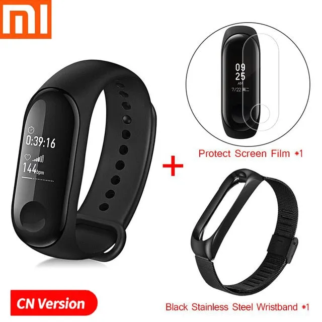 Xiaomi Mi Band 3 Fitness Tracker Waterproof Sport Smart Band Bracelet Heart Rate Smart Wristband OLED Smartband For Android IOS